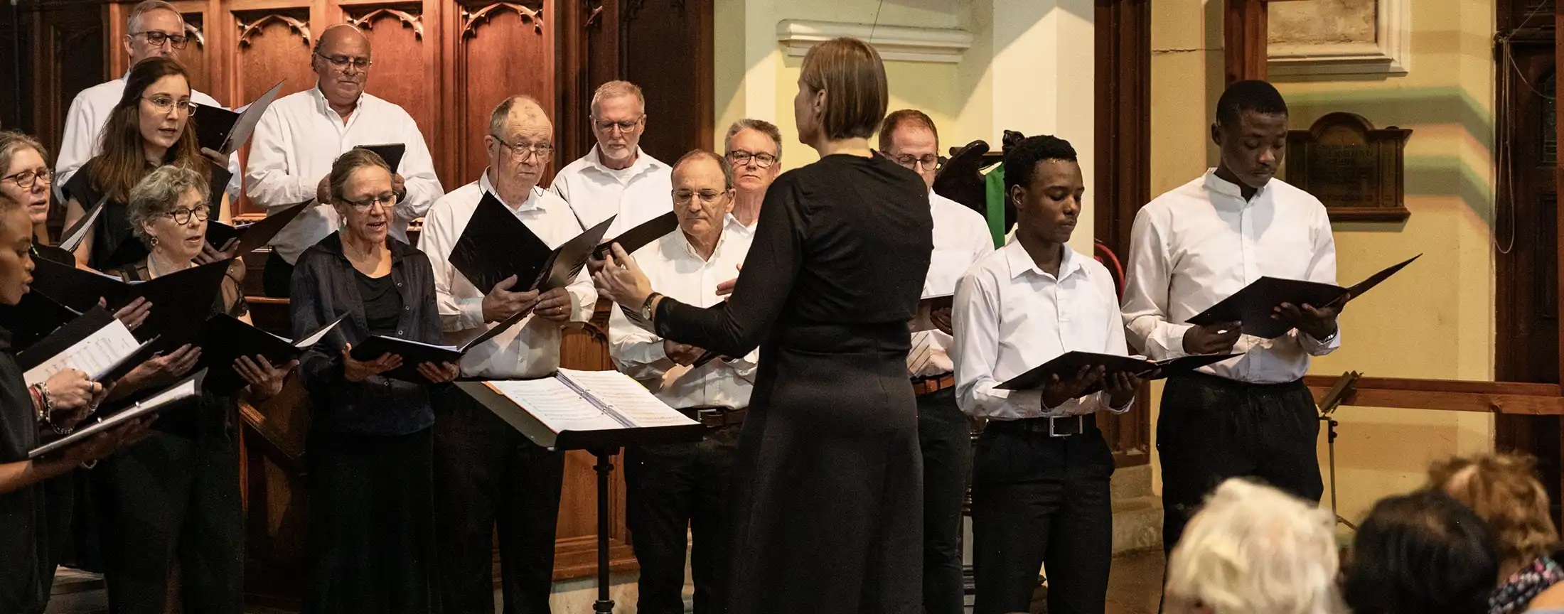 Margrit Deppe, music director of the Durban Chamber Choir